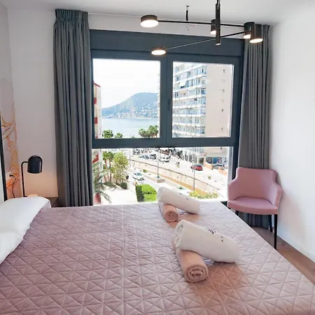 A016 - Apartamento con vistas al mar en la playa del Arenal-Bol de Calpe Exterior foto